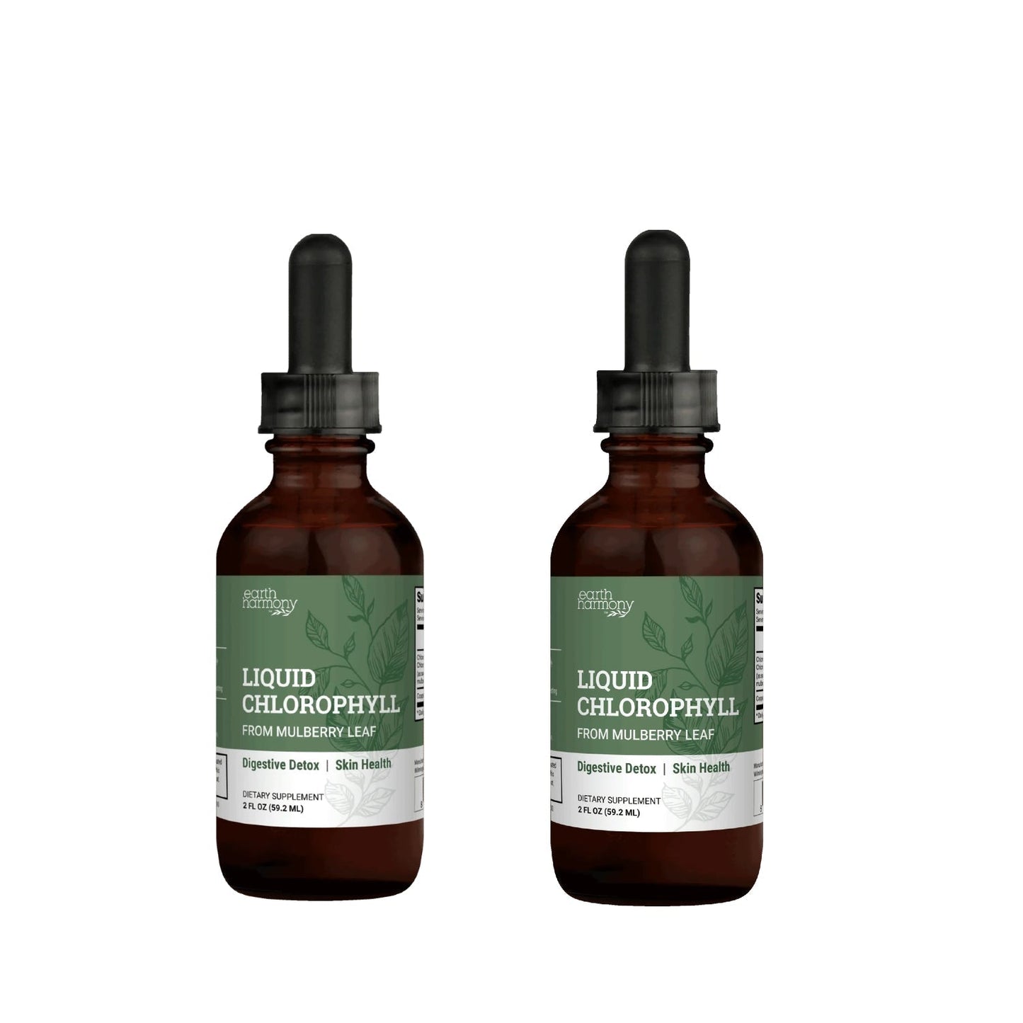 Vegan Lymphatic Drainage Drops - Earth Harmony Lymph Detox with Soursop, Cat's Claw, Astragalus - 2 Oz Liquid Supplement