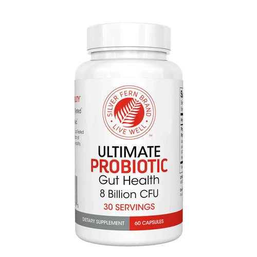 Ultimate Probiotic 8 Billion CFU – Spore-Forming, Shelf-Stable, Vegan Gut Health Supplement – 60 Capsules