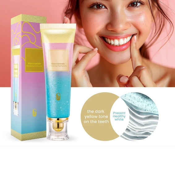 Triple Whitening Niacinamide Whitening Toothpaste – Advanced Whitening for a Brighter Smile
