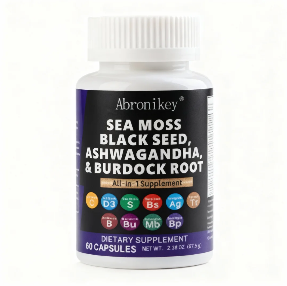 Sea Moss Supplement 60 Caps - Immune Boost + Gut Health | Premium Natural Sea Moss