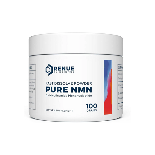 RENUE by Science NMN Powder | 100g Fast Dissolve Powder Supplement | 500mg Nicotinamide Mononucleotide per Serving