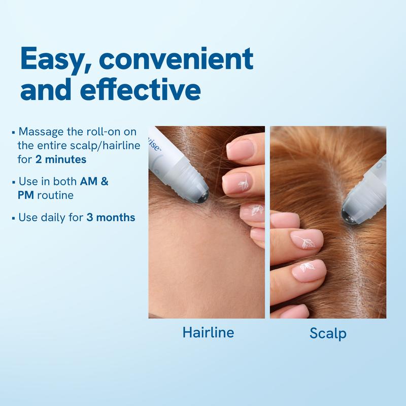 Bodywise Advanced Hair Growth Serum Roll On- For Hair Thinning, Herbal- (25ml)