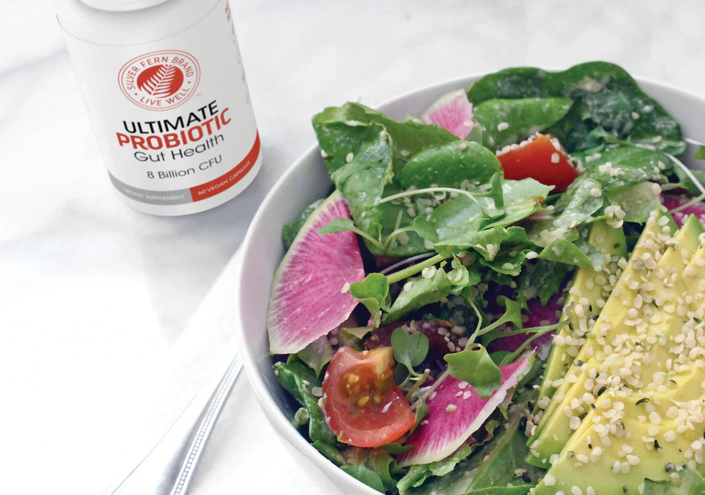 Ultimate Probiotic 8 Billion CFU – Spore-Forming, Shelf-Stable, Vegan Gut Health Supplement – 60 Capsules