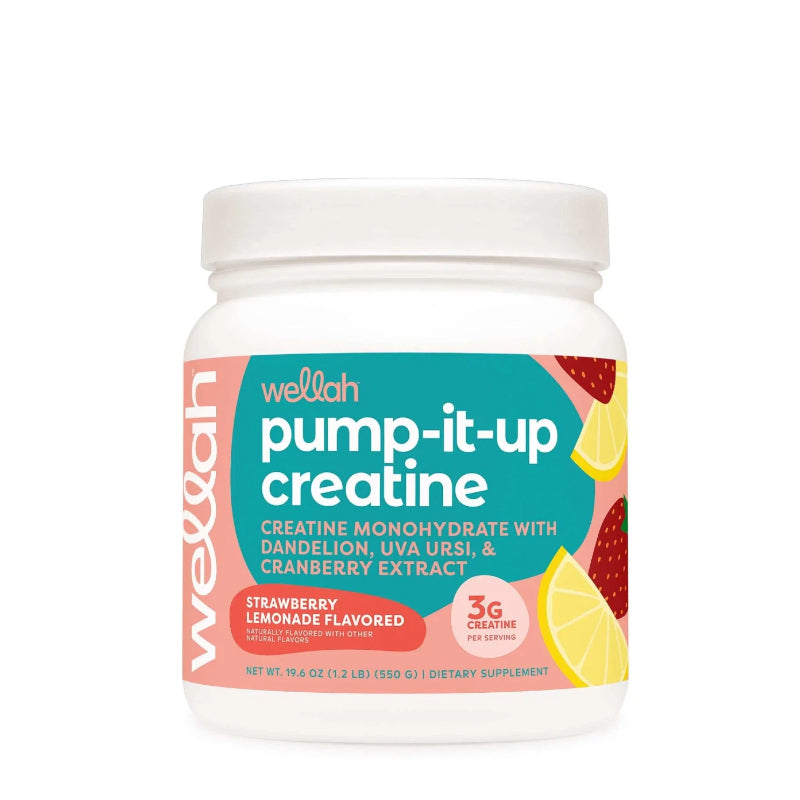 Pump-It-Up Creatine (50 Servings, Strawberry Lemonade) - Cranberry Extract