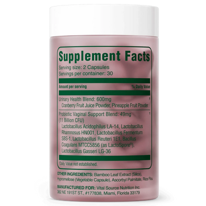 Feminine Balance Probiotic Capsules | Microbial Harmony from Within®