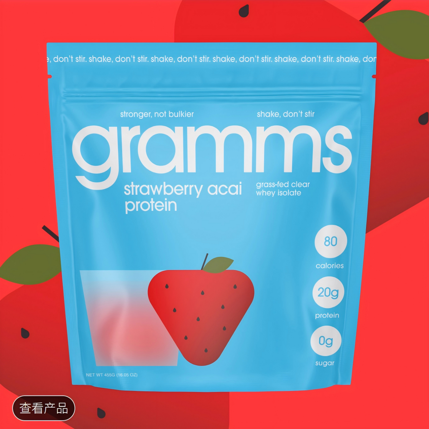 Zero-Bloat Whey Protein Isolate | 20g Fast-Absorbing Protein for Clean Energy | Zero Sugar, Non-GMO (18 Servings)