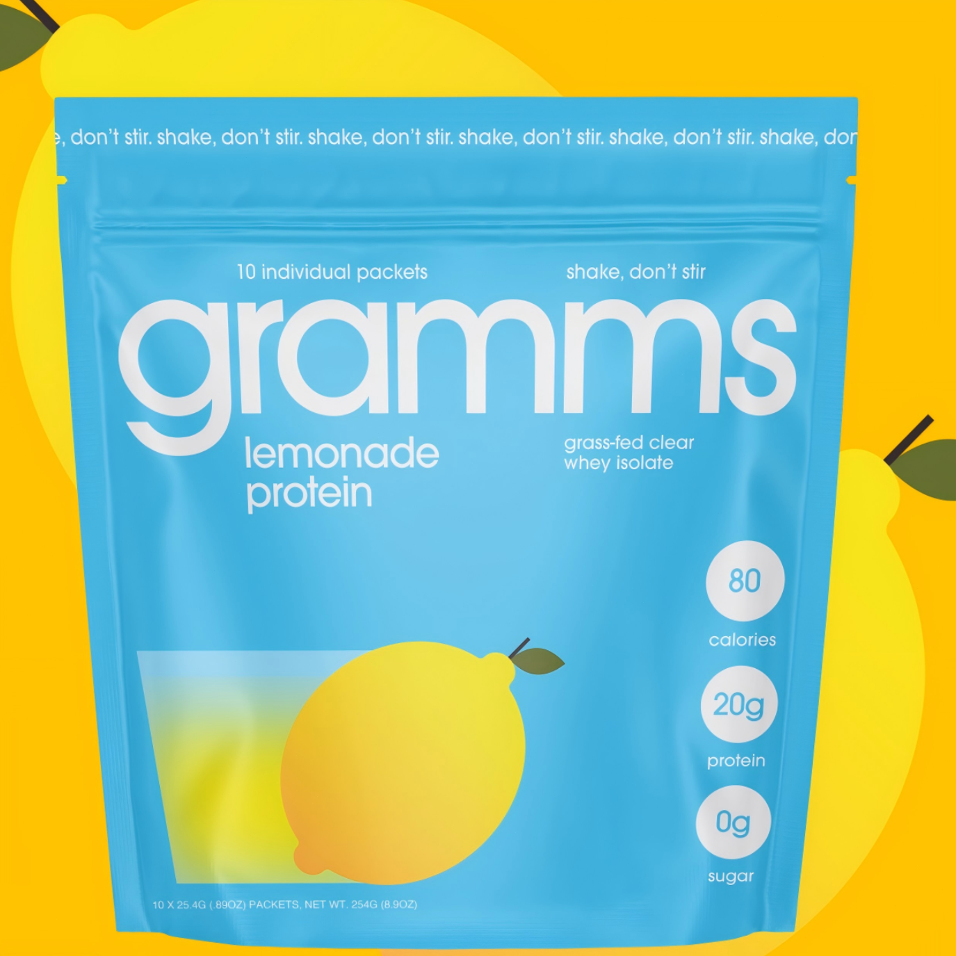 Clear Protein Powder 20G Protein for Women & Men | Lactose Free, Grass-Fed Whey Isolate, Gluten Free, Zero Sugar, Gut Friendly, Non-Bloating (Lemonade-18 Servings)