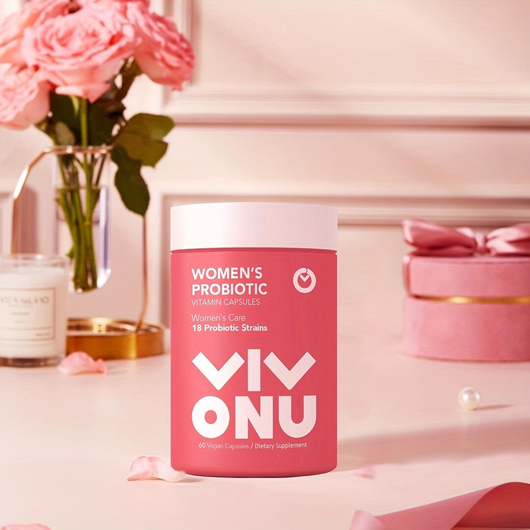 Professional Feminine Probiotic Formula | Supports Vaginal pH Balance & Natural Defense, 60 Daily Capsules